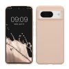 Etui Kwmobile do Google Pixel 8, kremowe, silikonowe, 61855.225