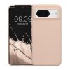 Etui Kwmobile do Google Pixel 8, kremowe, silikonowe, 61855.225