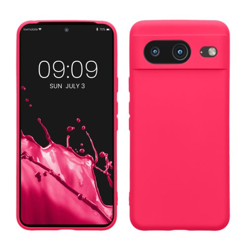 Etui Kwmobile do Google Pixel 8, różowe, silikonowe, 61859.77