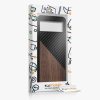 Etui Kwmobile do Google Pixel 8, Brązowo-czarne, Drewno/Silikon, 61873.01