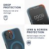 Etui Kwmobile do Apple iPhone 14, niebieskie/przezroczyste, silikonowe, 61938.23