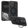 Etui Kwmobile do Apple iPhone 13 Pro, czarne/przezroczyste, silikonowe, 61940.01