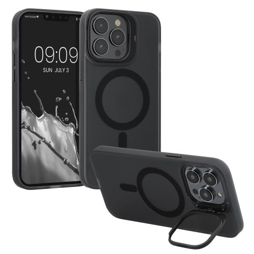 Etui Kwmobile do Apple iPhone 13 Pro, czarne/przezroczyste, silikonowe, 61940.01