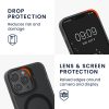 Etui Kwmobile do Apple iPhone 13 Pro, czarne/przezroczyste, silikonowe, 61940.01