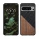 Etui Kwmobile do Google Pixel 8 Pro, Brązowo-Czarne, Drewno/Silikon, 61874.01