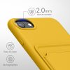 Etui Kwmobile do Apple iPhone SE (2022)/iPhone SE (2020)/iPhone 8, żółte, silikonowe, 55117.165