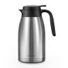 Ceainic izolat Navaris, 2.0L, argintiu, mentine bauturile calde pana la 9 ore, 51053.03
