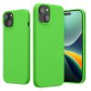 Etui Kwmobile do Apple iPhone 15, zielone, silikonowe, 61953.159