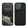 Etui Kwmobile do Apple iPhone 15 Pro, ciemnozielone, silikonowe, 62019.8