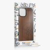 Etui Kwmobile do Apple iPhone 15, brązowe, drewno/silikon, 62011.01