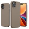 Etui Kwmobile do Apple iPhone 15, beżowe, silikonowe, 61953.43