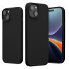 Etui Kwmobile do Apple iPhone 15, czarne, silikonowe, 61953.01