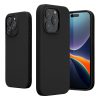 Etui Kwmobile do Apple iPhone 15 Pro Max, czarne, silikonowe, 61956.01