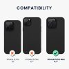 Etui Kwmobile do Apple iPhone 15 Pro Max, czarne, silikonowe, 61956.01