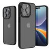Etui Kwmobile do Apple iPhone 15 Pro, czarne/przezroczyste, poliwęglan, 61963.01