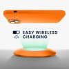 Etui Kwmobile do Apple iPhone 15 Plus, pomarańczowe, silikonowe, 61954.15