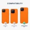 Etui Kwmobile do Apple iPhone 15 Plus, pomarańczowe, silikonowe, 61954.15