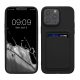 Etui Kwmobile do Apple iPhone 15 Pro Max, czarne, silikonowe, 62020.01