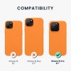 Etui Kwmobile do Apple iPhone 15 Pro, pomarańczowe, silikonowe, 61959.15