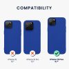 Etui Kwmobile do Apple iPhone 15 Plus, niebieskie, silikonowe, 61958.134