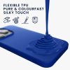 Etui Kwmobile do Apple iPhone 15 Plus, niebieskie, silikonowe, 61958.134