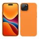 Etui Kwmobile do Apple iPhone 15, pomarańczowe, silikonowe, 61957.15