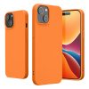 Etui Kwmobile do Apple iPhone 15 Plus, pomarańczowe, silikonowe, 61958.15