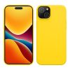 Etui Kwmobile do Apple iPhone 15, żółte, silikonowe, 61953.165