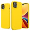 Etui Kwmobile do Apple iPhone 15, żółte, silikonowe, 61953.165