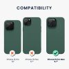 Etui Kwmobile do Apple iPhone 15 Pro Max, zielone, silikonowe, 61956.166