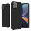 Etui Kwmobile do Apple iPhone 15 Plus, czarne, silikonowe, 61958.47