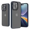 Etui Kwmobile do Apple iPhone 15 Pro, niebieskie/przezroczyste, poliwęglan, 61963.17