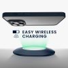Etui Kwmobile do Apple iPhone 15 Pro, niebieskie/przezroczyste, poliwęglan, 61963.17