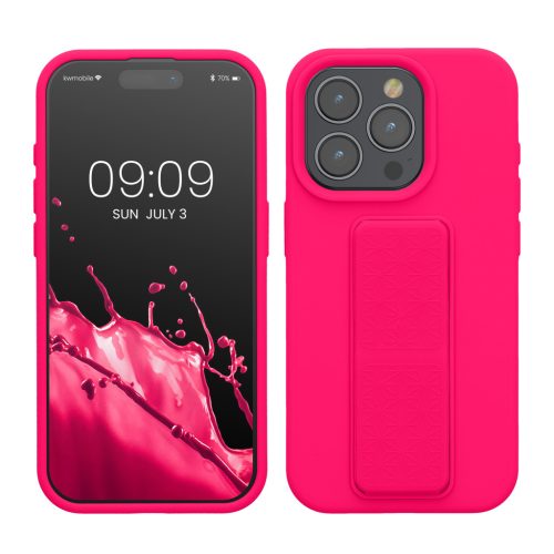 Etui Kwmobile do Apple iPhone 15 Pro, różowe, silikonowe, 62015.77