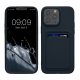 Etui Kwmobile do Apple iPhone 15 Pro Max, ciemnoniebieskie, silikonowe, 62020.17