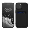 Etui Kwmobile do Apple iPhone 15, czarne, silikonowe, 62017.01