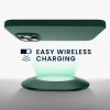 Etui Kwmobile do Apple iPhone 15 Pro, zielone, silikonowe, 61955.166
