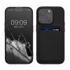 Etui Kwmobile do Apple iPhone 15 Pro, czarne, silikonowe, 62019.01
