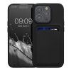 Etui Kwmobile do Apple iPhone 15 Pro, czarne, silikonowe, 62019.01
