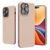 Etui Kwmobile do Apple iPhone 15 Pro Max, kremowe, silikonowe, 61960.225
