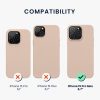 Etui Kwmobile do Apple iPhone 15 Pro Max, kremowe, silikonowe, 61960.225