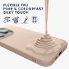 Etui Kwmobile do Apple iPhone 15 Pro Max, kremowe, silikonowe, 61960.225