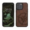Etui Kwmobile do Apple iPhone 15 Pro Max, brązowe, drewno/silikon, 62014.01