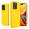 Etui Kwmobile do Apple iPhone 15 Pro, żółte, silikonowe, 61955.165