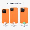 Etui Kwmobile do Apple iPhone 15 Pro Max, pomarańczowe, silikonowe, 61956.15