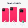 Etui Kwmobile do Apple iPhone 15 Pro, różowe, silikonowe, 61955.77