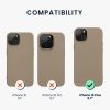 Etui Kwmobile do Apple iPhone 15 Plus, jasnoszare, silikonowe, 61958.96