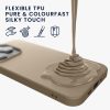 Etui Kwmobile do Apple iPhone 15 Plus, jasnoszare, silikonowe, 61958.96