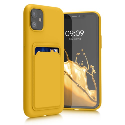Etui Kwmobile do Apple iPhone 11, żółte, silikonowe, 55114.165
