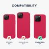 Etui Kwmobile do Apple iPhone 15 Pro, różowe, silikonowe, 61959.77
